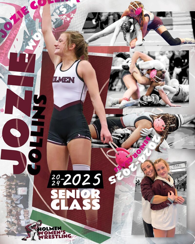 Jozie Collins senior award poster